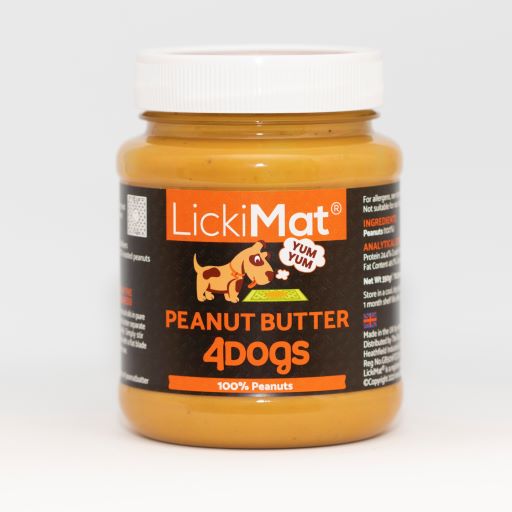 LickiMat Peanut Butter 4Dogs 350g