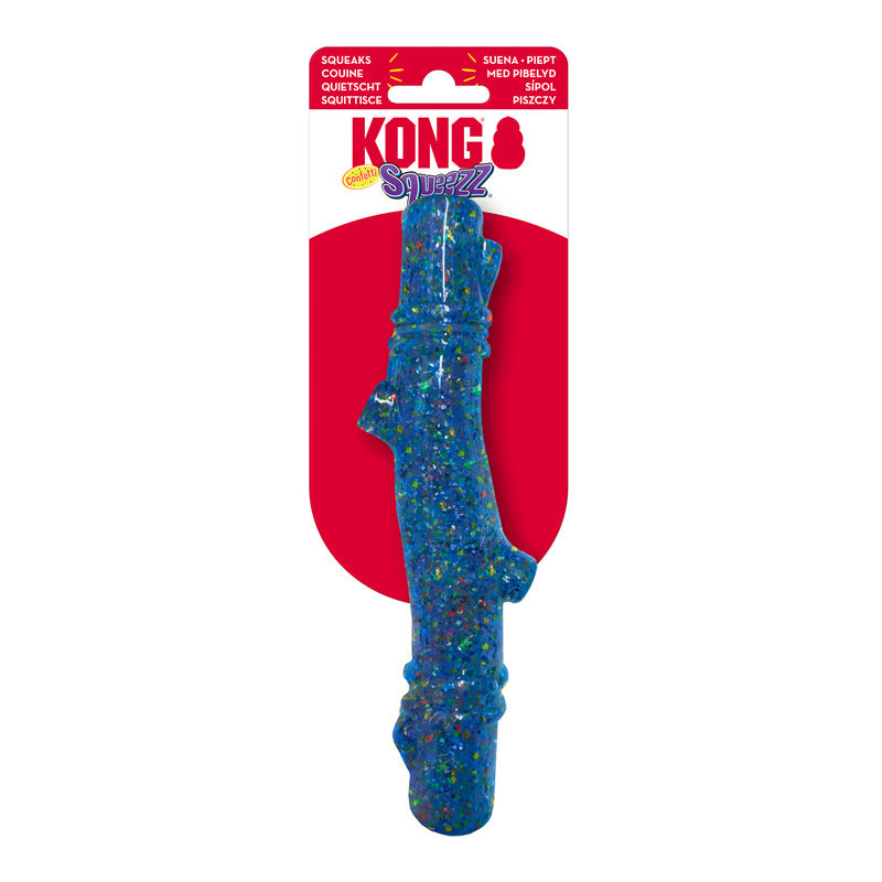 KONG Squeezz Confetti Stick Assorted Medium
