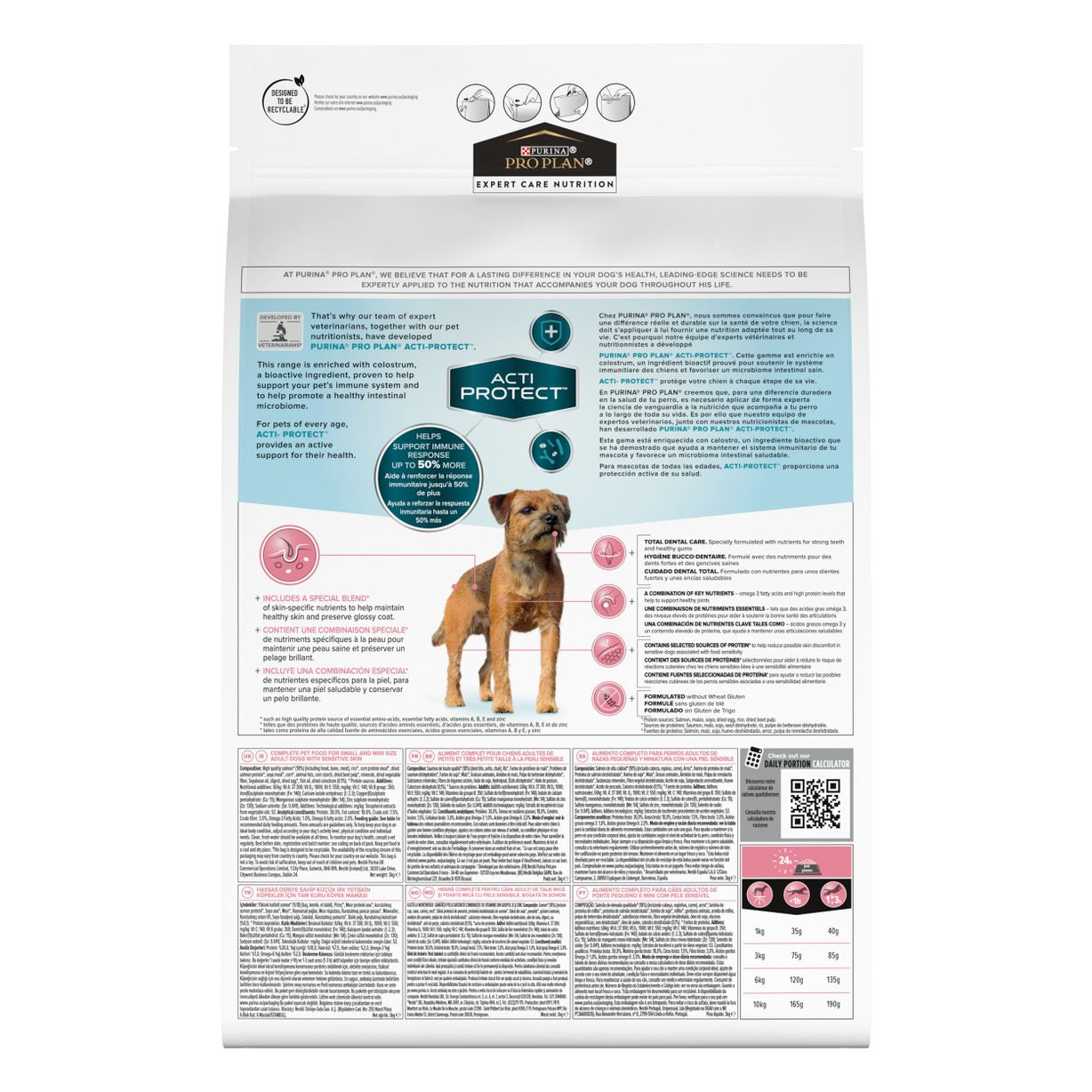 PURINA® PRO PLAN® Expert Care Nutrition - Canine Adult Small & Mini Derma Care - Salmon
