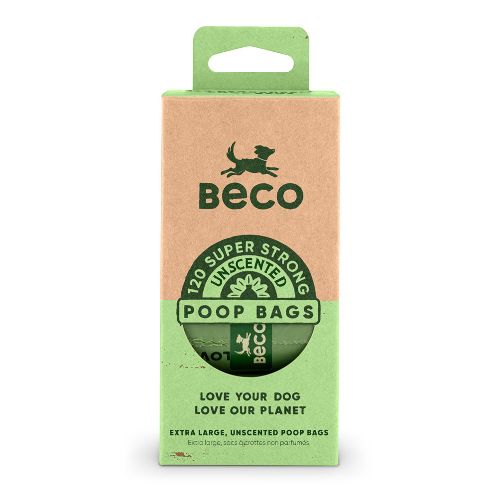 Beco Large Unscented Poop Bags (120 bags)
