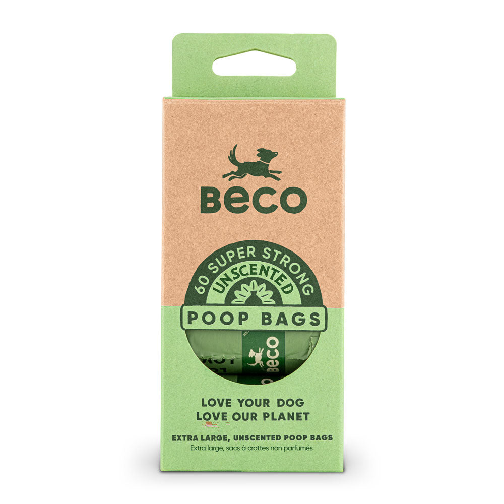 Beco Large Unscented Poop Bags (60 bags)