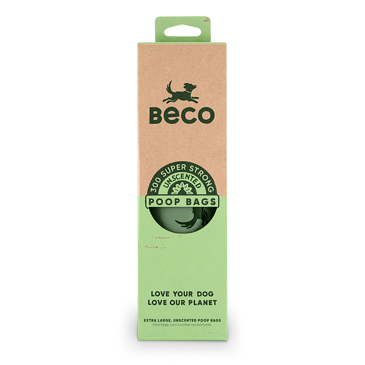 Beco Large Unscented Poop Bags (300 bags)
