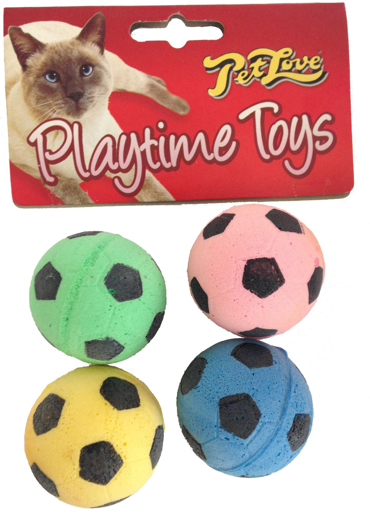 PetLove Cat Sponge Footballs