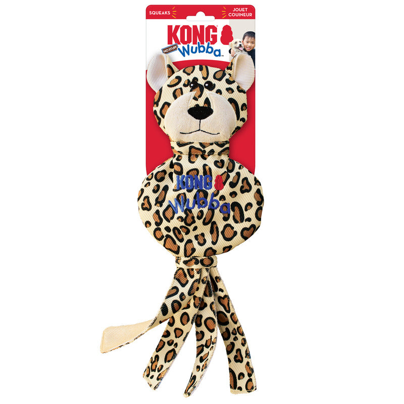 KONG Wubba No Stuff Cheetah Large