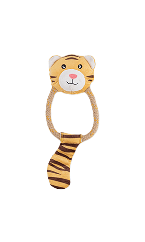 Beco Dual Texture Dog Toy Tiger