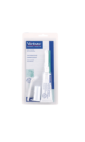 Virbac Toothpaste Enzymatic Fish Flavour Kit for Cats