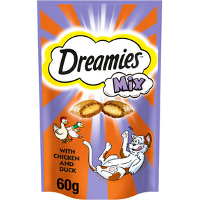 Dreamies Mix Cat Treats Chicken & Duck