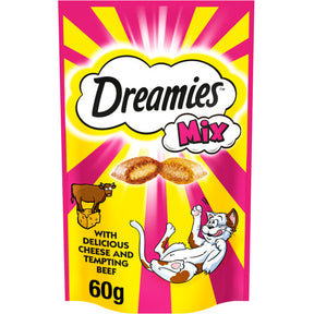 Dreamies Mix Cat Treats Cheese & Beef