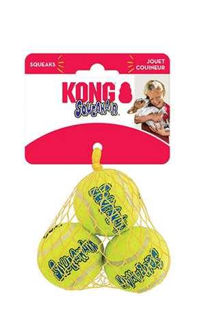 KONG SqueakAir® Tennis Ball Dog Toy - 3 Pack