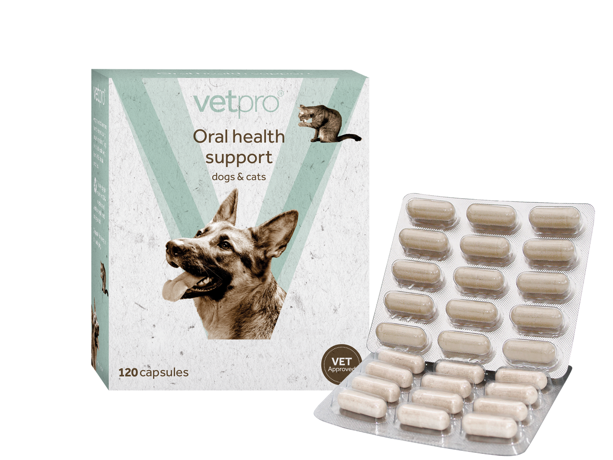 Vetpro Oral Health Support - 120 capsules