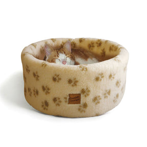 Danish Design Cat Cosy Bed Cream